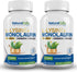L-Lysine + Monolaurin 600mg, 1:1 Ratio, 2 Pack, 200 Capsules