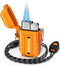 Torch Lighter, Double Jet Flame, Waterproof and Windproof Butane Gas Lighter for Survival, Camping, Hiking, Grill