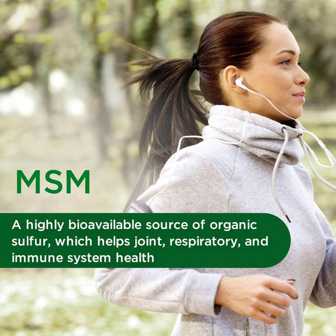 EMERALD LABS MSM 1000mg - Joint, Liver & Immune Support Supplement with Methylsulfonylmethane - 200 Vegetable Capsules