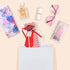 GSSUSA White Paper Bags, 5.25x3.75x8, 20 Pcs, Small Gift Bags with Handles for Shopping, Craft, Grocery