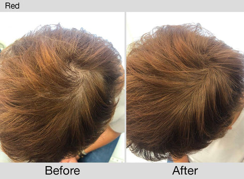 Joan Rivers Great Hair Day Root Touch Up Powder, Fill-in Powder for Thicker, Fuller Hair, Red