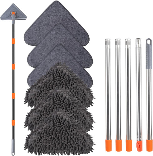 ZYHZYHA Wall Mop with 80 Inches Long Handle, Wall Cleaner Mop Tool for