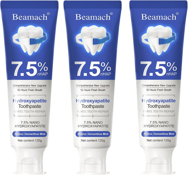 Nichalous 7.5% Hydroxyapatite Toothpaste Nano Hydroxyapatite Whitening Toothpaste for Enamel Protection & Tooth