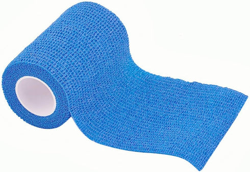 6 Pack Self-Adhesive Elastic Bandage Wrap 3” x 5 Yards Stretch Tape for First Aid, Sports, Wrist, Ankle (6 Colors)