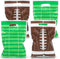 WJIAAA 60 Pcs Football Goodie Bags with Handle, Party Favors Treat Snack Bags