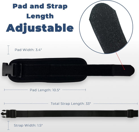 PSNOOK (2 Patient Medical Restraints Belts for Wrists and Ankles, with Quick Release Buckles, Bed Restraints Limb