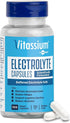 Vitassium Electrolyte Capsules, 100 Buffered Salt Pills for Dietary Management of POTS Syndrome Symptoms (500mg Sodium)