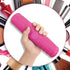 Makeup Brush Cleaner Mat, Silicone Brush Cleaning Mat Big Size with Suction Cup for Makeup Brush Cleaning (Hot Pink)