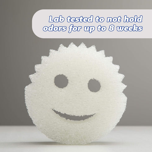 Scrub Daddy - Dye Free FlexTexture Sponge, Deep Cleaning, Dishwasher Safe, Multiuse, Scratch Free, 1 Pack