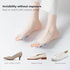 Keroius Pad,4 (4 Ball of Foot Cushions Pairs Honeycomb Fabric Forefoot Pads for Metatarsal,No Show Women's Half Socks