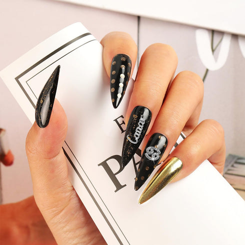 JERCLITY 20pcs Silver Alloy Zodiac Nail Charms, 10pcs Zodiac Sign Symbols and 10pcs Zodiac Constellation Words for Nails
