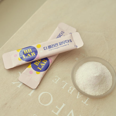 BB LAB Collagen Powder S Plus - Halal, Low Molecular Korean Collagen Powder Stick Supplement, Grapefruit Flavor