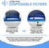 Premium CPAP Filter Kit for Philips Respironics Dreamstation - All-in-1 Combo Pack with 4 Standard and 20 Ultra-Fine
