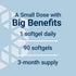 K2 90 Life Extension Low Dose Vitamin Supports Arterial Health Non-GMO, Gluten-Free Softgels