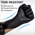 Basic Black Nitrile Exam Gloves - Latex-Free & Powder-Free, Heavy-Duty Industrial and Medical Glove, NGXM-1046 Large (pack of 100)