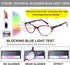 Cat Eye Blue Light Blocking Glasses - 2 Pairs Lightweight Anti Glare Eyeglasses for Women, Computer Use