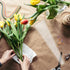 KAJNBN 50 Packaging Pcs Single Bloom Bouquet Wrap Sleeve Flower Bags for Fresh Roses and Carnations Party Wrapping