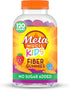Metamucil Kids Fiber Supplement Gummies, No Sugar Added, 5g Prebiotic Fiber Blend, 120ct Gummies for Digestive Health