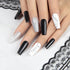 RARJSM Black and White Gel Nail Polish 15ml Soak Off UV LED Curing Required for French Manicure, 2pcs Set