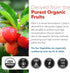 Organic Vitamin C | Whole Food Vitamin C from Fruit with Absorption Enhancing Cofactors - Vegan, 90 Servings