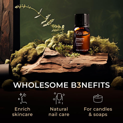 Set Set 2x0.34 oz Tea Tree Oil for Skin & Oregano Oil Essential Oil for Skin - Aromatherapy Grade Essential Oils - fl
