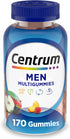 Centrum MultiGummies Gummy Multivitamin for Men, Multivitamin/Multimineral Supplement with Selenium, Antioxidants and