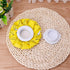 Tebatu 450ml Small Round Hot Water Bottle Bag Winter Relaxing Heat Therapy Warmer