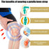 2pcs Patellar Tendon Support Strap, Comfortable Silicone Knee Brace Pads for Pain Relief in Sports