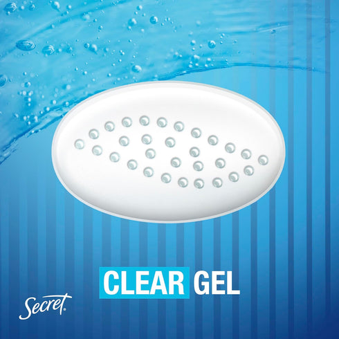Secret Outlast Antiperspirant Deodorant for Women, 72hr Sweat & Odor Protection, Clear Gel, Unscented, 2.6 oz