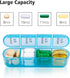 Daviky Pill Organizer 4 Times a Day, 7 Day Pill Box, Large Weekly Medicine Organizer for Travel with Removable