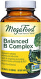 MegaFood Balanced B Complex, 30 Tabs, B Complex Vitamin Supplement, 8 B Vitamins Including B6, B12, Folate, Biotin