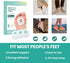 Welnove 84pcs Callus Pad with Water-Resistant Adhesive, Protects Foot, Heel and Toes from Rubbing, Pain Relief - White