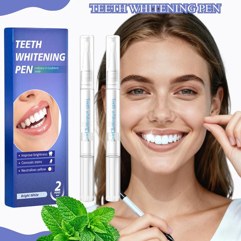 RFJZCAO 2-Pack Teeth Whitening Pen, Teeth Whitener Kit Tooth Whitening Pen Gel Effective for Professionally Stain