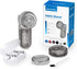 BEAUTURAL Fabric Shaver and Lint Remover, Battery Operated Sweater Defuzzer with 2 Replaceable Blades, Gray