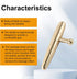T-Bar Trigger Point Massager Tool - Copper Deep Tissue Massage Tool, Witha Small Massage Pen, for Neck Shoulder Back