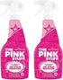 Stardrops The Pink Stuff Miracle Laundry Oxi Stain Remover Spray, 2-Pack Bundle for Laundry Stain Removal