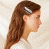 WHAVEL 4Pcs Hair Clips, Rhinestone Hair Pins for Women, Silver Bridal Barrettes, Wedding Hair Accessories