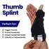 Thumb Brace Thumb Splint CMC | Thumb Spica Splint Thumb Arthritis Pain Relief & Thumb Support | Wrist Brace & Trigger Thumb Stabilizer For Joint Tendonitis Tenosynovitis | Hand Brace Left & Right Hand