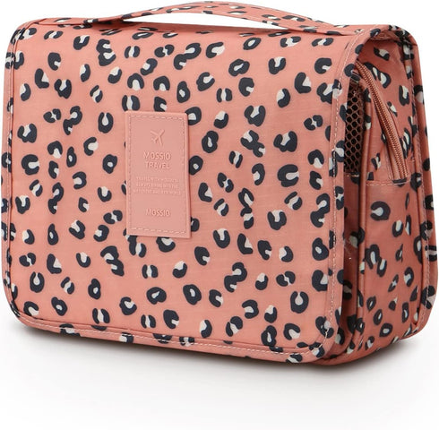 Mossio Hanging Toiletry Bag, Large Cosmetic Makeup Travel Organizer for Men & Women, Sturdy Hook