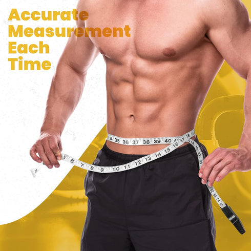 MEDca Body Fat Caliper and Measuring Tape for Body - Skinfold Calipers and Body Fat Tape Measure