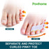 Povihome 10 Pack Pinky Toe Separator and Protectors, Triple Gel Toe Separators