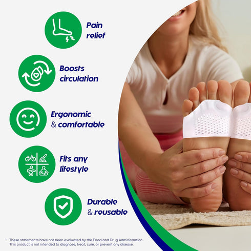 Hammer Silicone Toe Separators (Left & Right Pair), Toe Spacer for Overlapping Toes, Foot Pain Relief for Bunions, Toe