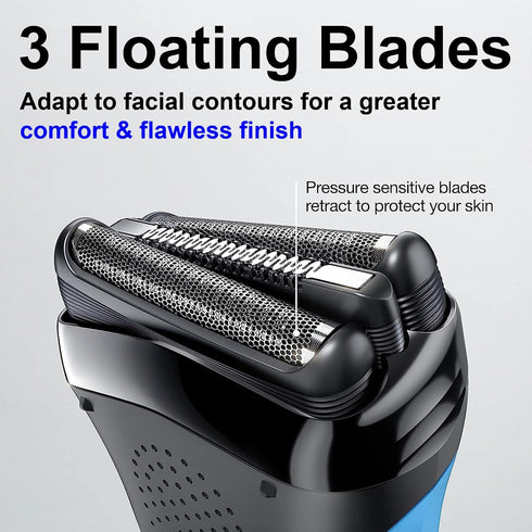 Series 3 Replacement Head for Braun Electric Shaver -21B-, Compatible with Braun Razors 300s, 310s, 3010BT
