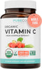 Certified Organic Vitamin C Supplement - Whole Food Acerola Vitamin C Immune