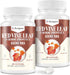 Red Vine Leaf & Horse Chestnut Extract Capsule Supplements, 1500mg for Healthy Veins, Circulation, Heart - 2 Pack