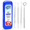 Dental Hygiene Kit, Calculus & Plaque Remover Tool Set, Stainless Steel Tarter Scraper, Tooth Pick, Mouth Mirror