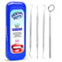 Dental Hygiene Kit, Calculus & Plaque Remover Tool Set, Stainless Steel Tarter Scraper, Tooth Pick, Mouth Mirror