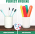 4 Pack Toothbrush Cases, Portable Toothbrush Holder, Plastic Toothbrush Carrier for Traveling, Home