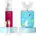 PVOGRT Kids Electric U Shaped Toothbrush,Kids Dinosaur Sonic Full Mouth Toothbrush with 4