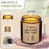 Set-I 7.05oz Rancco Scented Candle Gift Wish You Lived Next Door - Lavender Jar Candles for Women, Best Friends